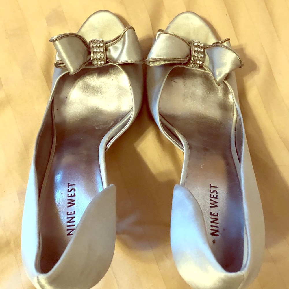 Nine West Loveland Open-Toe D'Orsay Heel Shoes